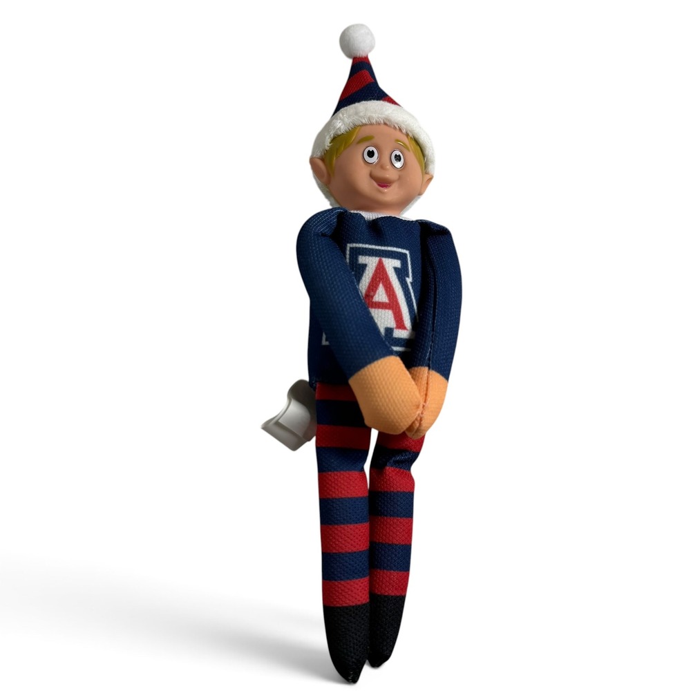 Forever Collectibles University of Arizona Wildcats Elf Plush Navy Red 11 inch
